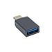 Akyga adaptér USB type C/USB 3.0 OTG/ABS/černá