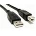 Akyga kabel USB 2.0 A-B 5.0m/černá