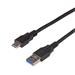 Akyga kabel USB 3.1 type C 1.0m/černá