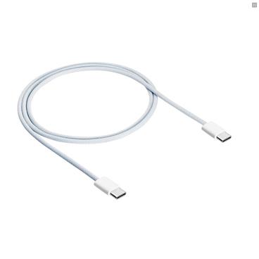 Akyga Kabel USB-C / USB-C 2.0 60W, bílá 1m
