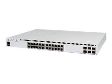Alcatel-Lucent L2+ PoE Switch 24xGE + 2xSFP + 4x SFP+ (10G) uplink/stacking porty, PoE 600W, 1U