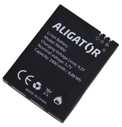 Aligator baterie RX400 eXtremo, Li-Ion 2400 mAh, originální
