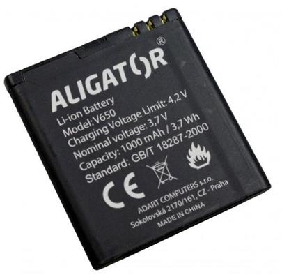 Aligator Baterie V650, Li-Ion 1000 mAh, originální