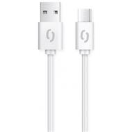 ALIGATOR datový kabel 2A, USB-C, bílá