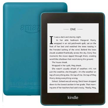 AMAZON e-book reader Kindle PAPERWHITE 4 2018/ 6" E-ink displej/ 32GB/ IPX8/ Wi-Fi/ SPONZOROVANÁ VERZE/ modrá