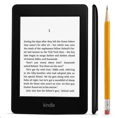 Amazon Kindle Paperwhite 3 2016(černý), 6" 4GB E-ink displej, WIFi, PLNÁ VERZE BEZ REKLAM , 100 knih zdarma