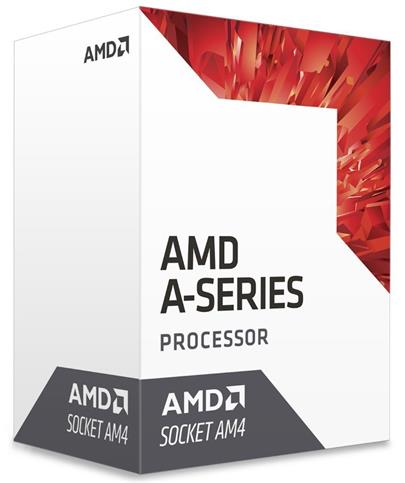 AMD cpu Bristol Ridge A10-9700 Box AM4 (4core, 4x vlákno, 3.5GHz / 3.8GHz, 2MB cache, GPU Radeon R7, 65W) s chladičem