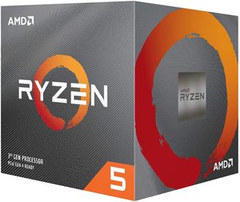 AMD cpu Ryzen 5 3600XT AM4 Box (6core, 12x vlákno, 3.8GHz / 4.5GHz, 32MB cache, 95W), chladič Wraith Spire