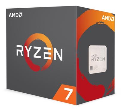 AMD cpu Ryzen 7 1700 Box AM4 (8core, 16x vlákno, 3.0GHz / 3.7GHz, 20MB cache, 65W) s chladičem Wraith Spire 95W