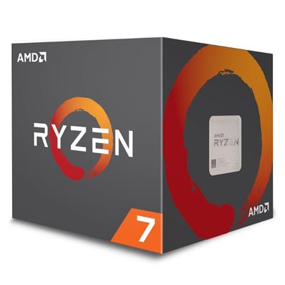 AMD cpu Ryzen 7 2700 Box AM4 (8core, 16x vlákno, 3.2GHz / 4.1GHz, 16MB cache, 65W), chladič Wraith Spire