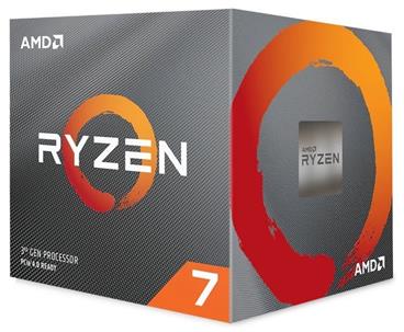 AMD cpu Ryzen 7 3800X AM4 Box (8core, 16x vlákno, 3.9GHz / 4.5GHz, 32MB cache, 105W), s chladičem Wraith Prism RGB