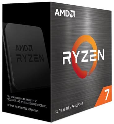 AMD cpu Ryzen 7 5800X AM4 Box (8core, 16x vlákno, 3.8GHz / 4.7GHz, 32MB cache, 105W), bez chladiče