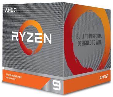 AMD cpu Ryzen 9 3900X AM4 Box (12core, 24x vlákno, 3.8GHz / 4.6GHz, 64MB cache, 105W), s chladičem Wraith Prism RGB