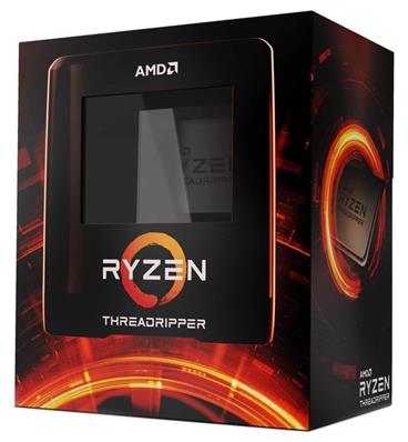 AMD cpu Ryzen Threadripper 3970X TRX4 Box (32core, 64x vlákno, 3.7GHz / 4.5GHz, 128MB cache, 280W), bez chladiče