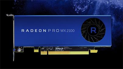 AMD Radeon Pro WX 2100 - 2GB GDDR5, 2xmDP, 1xDP