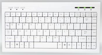 AMEI Keyboard AM-K2001W CZECH Slim Mini Multimedia Keyboard White (USB version)