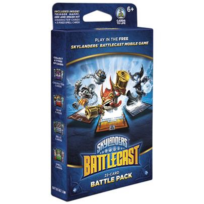 Android/iOS - Skylanders Battlecast Battle Pack Trigger Happy/Hex/Smash Hit - balíček 22 karet