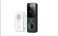 Anker Eufy Video Doorbell Slim 1080p - bezdrátový video zvonek s Full HD 1600x1200 px rozlišení, poměr stran 4:3, black