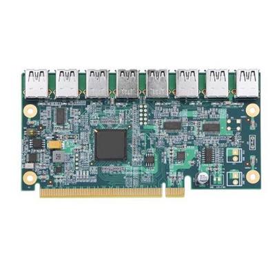 ANPIX adaptér z PCI-E 16x na 8 portů pro RISER karty s konektorem USB (pro těžbu kryptoměny, nefunguje jako USB)