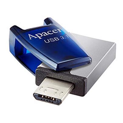 Apacer flash USB AH179 64GB USB 3.1 OTG modrá