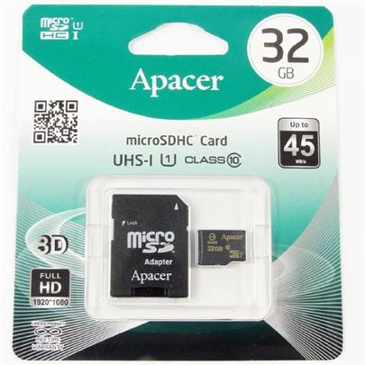 Apacer pamětová karta Micro SDHC 32GB Class 10 UHS-I