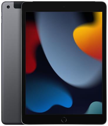 Apple 10.2-inch iPad Wi-Fi + Cellular - 9th generation - tablet - 256 GB - 10.2" IPS (2160 x 1620) - 3G, 4G - LTE - šedá space gr