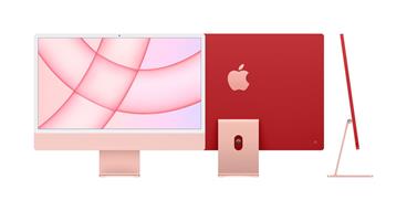 Apple 24-inch iMac with Retina 4.5K display: M1 chip with 8-core CPU and 7-core GPU, 256GB - Pink