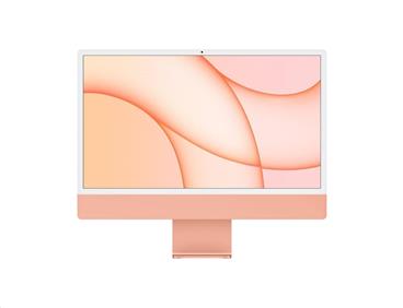 APPLE 24-inch iMac with Retina 4.5K display: M1 chip with 8-core CPU and 8-core GPU, 256GB - Orange
