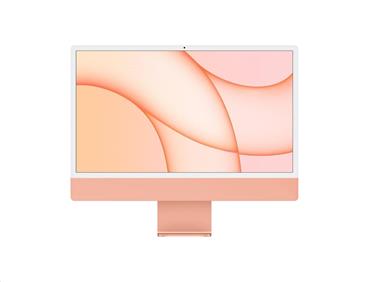 APPLE 24-inch iMac with Retina 4.5K display: M1 chip with 8-core CPU and 8-core GPU, 512GB - Orange