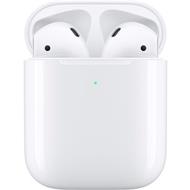 Apple AirPods bezdrátová sluchátka s bezdrátově nabíjecím pouzdrem (2019) bílá