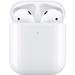 Apple AirPods bezdrátová sluchátka s bezdrátově nabíjecím pouzdrem (2019) bílá