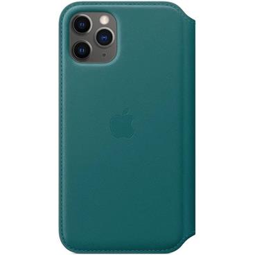 Apple iPhone 11 Pro Folio Leather Case - ledňáčkově tyrkysové