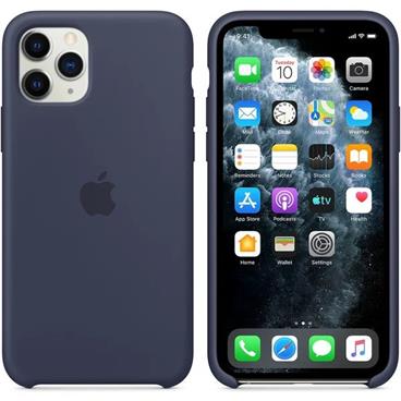 Apple iPhone 11 Pro Silicon Case - půlnočně modrý