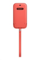 APPLE iPhone 12 | 12 Pro Leather Sleeve with MagSafe - Pink Citrus