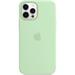Apple iPhone 12 Pro Max Silicone Case with MagSafe - Pistachio