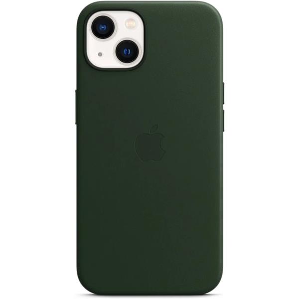 APPLE iPhone 13 Leather Case with MagSafe - Sequoia Green