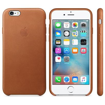 Apple iPhone 6S Leather Case Saddle Brown