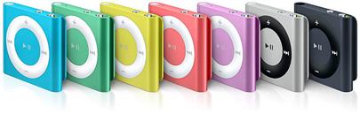 Apple iPod shuffle 2GB 4. gen. - silver