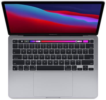 APPLE MacBook Pro 13'',M1 chip with 8-core CPU and 8-core GPU, 256GB SSD,8GB RAM - Space Grey