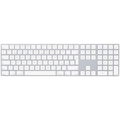 APPLE Magic Keyboard CZ s numerickými klávesami (wireless, bezdrátová klávesnice bílá)