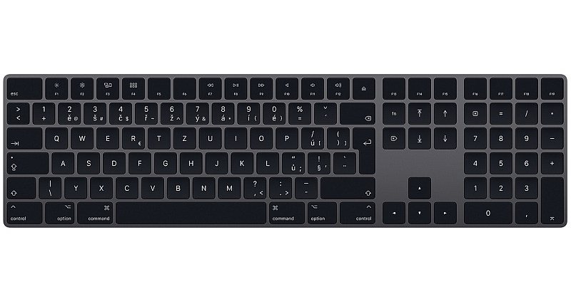Apple Magic Keyboard s numerickou klávesnicí ENG, Space Grey