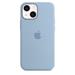 Apple silikonový kryt s MagSafe na iPhone 13 oblačně modrý