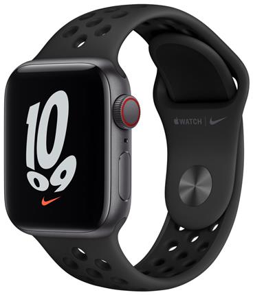 Apple Watch Nike SE Cellular 40mm vesmírně šedé s antracitovým/černým sportovním řemínkem