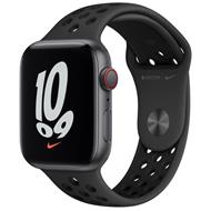 Apple Watch Nike SE Cellular 44mm vesmírně šedé s černým sportovním řemínkem