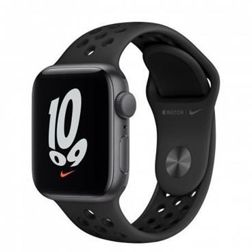 APPLE Watch Nike SE GPS, 40mm Space Grey Alum. Case with Anthracite/Black Nike Sport Band - Regular