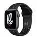 APPLE Watch Nike SE GPS, 40mm Space Grey Alum. Case with Anthracite/Black Nike Sport Band - Regular
