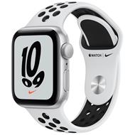 Apple Watch Nike SE GPS 40mm stříbrné s platinovým/černým sportovním řemínkem