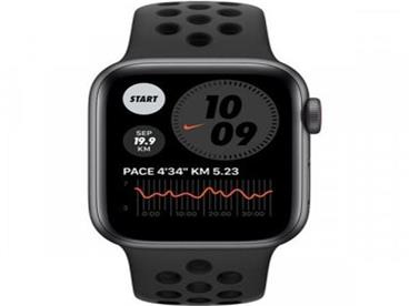 Apple Watch Nike Series 6 40mm Cellular vesmírně šedý hliník s antracitovým/černým sportovním řemínkem