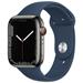 Apple Watch S7 Cell, 45mm Graphite/Steel Case/A.Blue SB