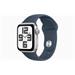 Apple Watch SE (2022) GPS 40mm sportovní silikonový řemínek bouřkově modrý S/M